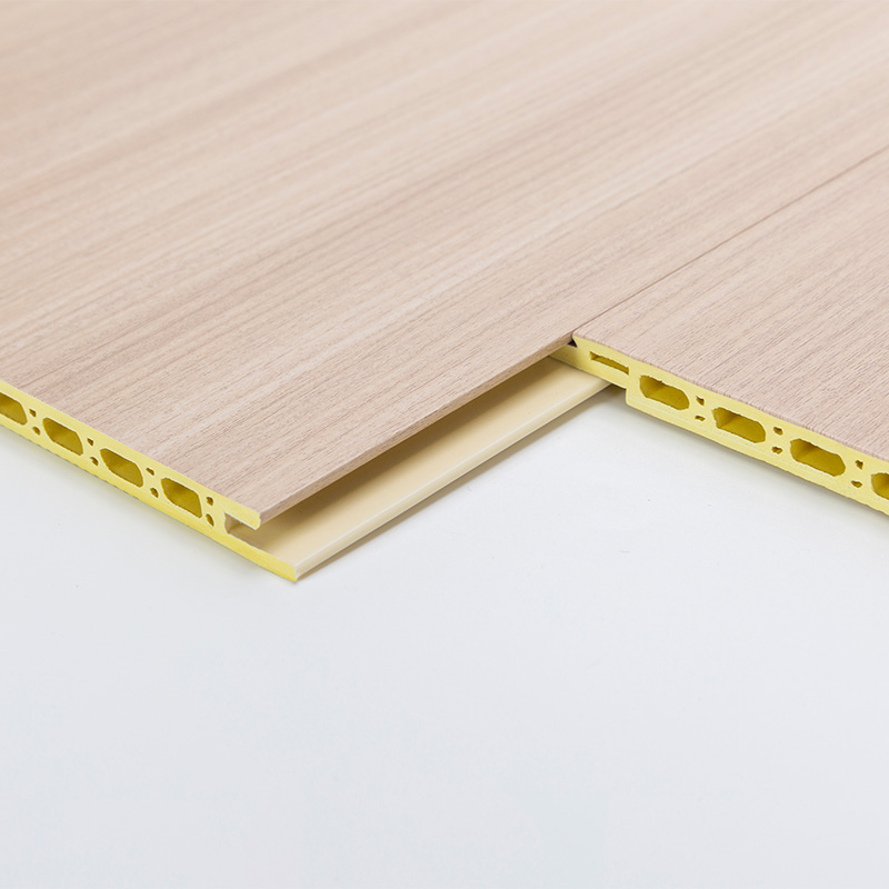 YXWPC609 9mm Kapal 60cm Lapad ng Lapad Mabilis na Pag -install WPC Wall Panel Integrated Wall Panel Bamboo Wood Fiber Wall