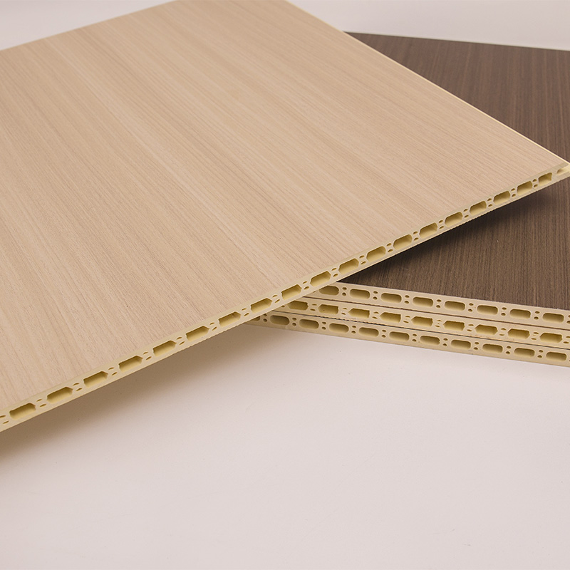 YXWPC609 9mm Kapal 60cm Lapad ng Lapad Mabilis na Pag -install WPC Wall Panel Integrated Wall Panel Bamboo Wood Fiber Wall