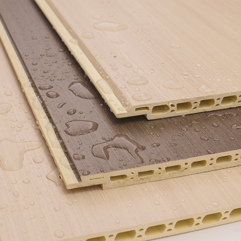 YXWPC609 9mm Kapal 60cm Lapad ng Lapad Mabilis na Pag -install WPC Wall Panel Integrated Wall Panel Bamboo Wood Fiber Wall