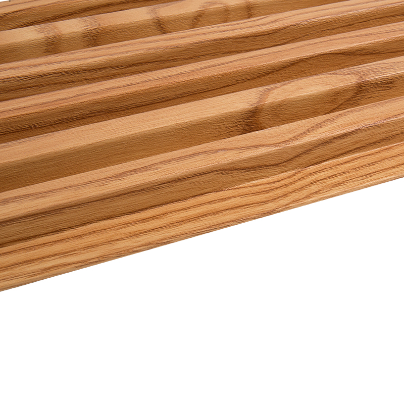 Modernong Eco-Friendly Dekorasyon na Wall at Ceiling WPC Fluted Panel (Laki ng cell 10*4.2) YXWPC16018